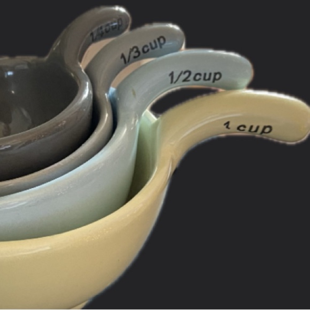 Cat Ceramic Measuring Cups Set - Picture 2 of 2